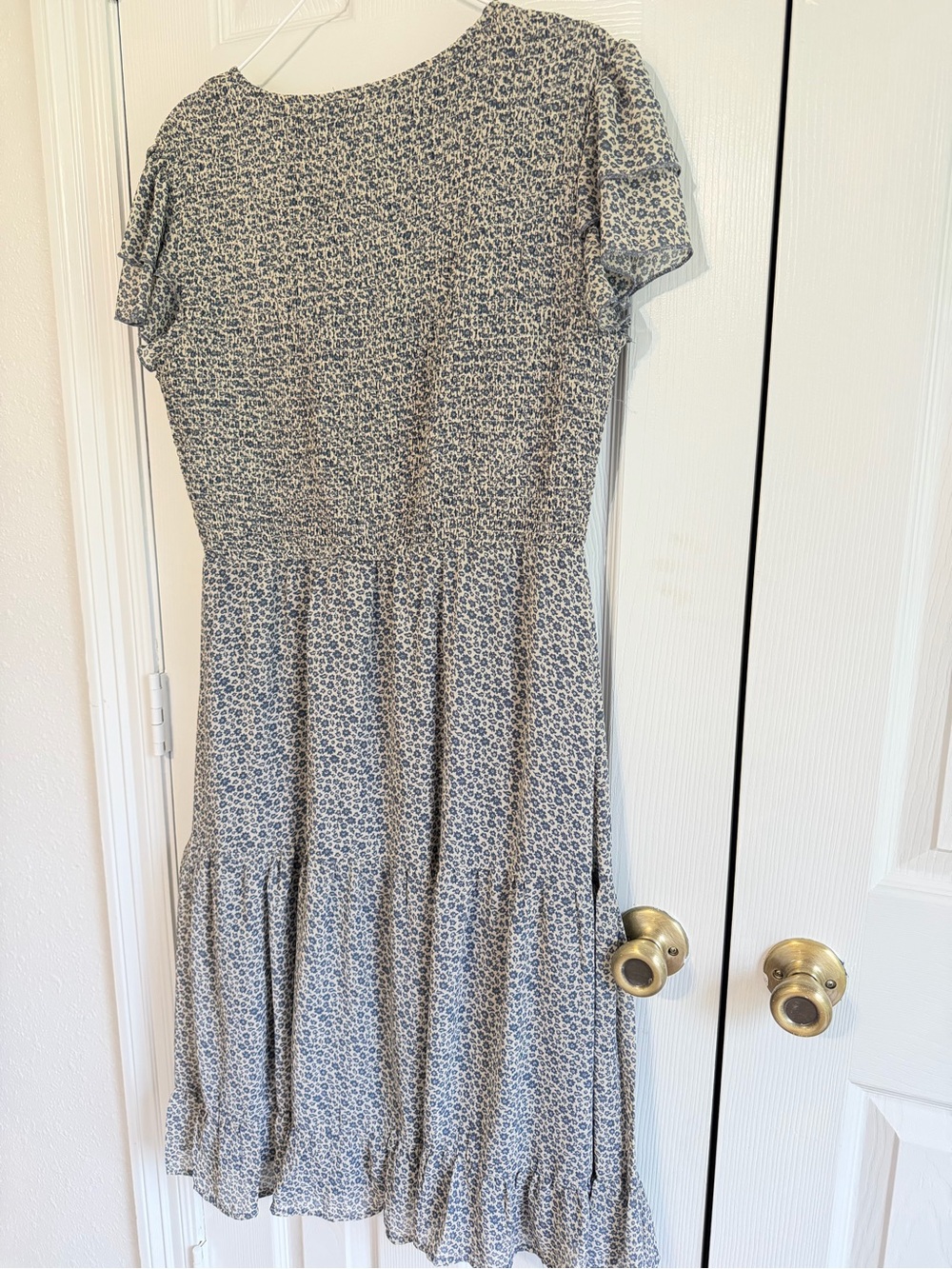 orange creek Blue Floral Maxi Dress - Picture 5 of 8